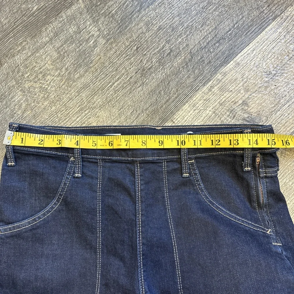 Gap 1969 Resolution Skinny Flare Jeans Womens 30L Mid Rise Stretch Denim